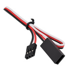 Przedłużacz do Serw 30cm, 3x0,13 - 26AWG, Biało/Czerwono/Czarny