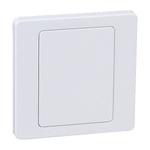 Elegancka Biała Maskownica Gniazda 85x85mm z Ramką