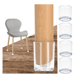 Nakładki Ochronne na Nogi Meblowe - Redukcja Hałasu i Ochrona Podłogi - 4 Sztuki