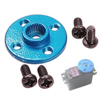 Orczyk Metalowy Niebieski 25T do Serw MG-995/MG-996/Futaba i Inne - Idealny do Zastosowań w Robotyce