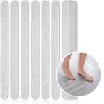 Przezroczyste naklejki antypoślizgowe do łazienki - zestaw 5 sztuk