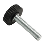 Pokrętło Radełkowane M5x10mm Gałka Śruba Bakelitowa Do Regulacji Urządzeń Bez Klucza