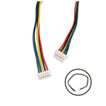 Gniazdo Micro JST 5 Pin Raster 1.25 z Przewodem 200mm - Złącze żeńskie