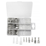 Zestaw Konektorów Męskich i żeńskich z Osłonami Silikonowymi - 270szt.