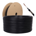 Przewód koncentryczny RG174 - antenowy - RF 1.13 - impedancja 50 Ohm - Kabel koncentryczny RF 1,13 mm - do sprzętu radiowego, systemów WIFI, anten radiowych - IPEX, SMA