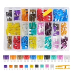 Zestaw Płytkowych Bezpieczników Standard i Mini 300szt 2-40A