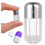 Pojemnik na próbki i kapsułki 2ml z metalową pokrywą - idealny do przechowywania i przenoszenia próbek