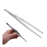 Uniwersalna Pęseta Ząbkowana 18cm - Pinceta Prosta do Codziennego Użytku