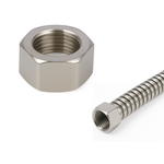 Nakrętka ze stali nierdzewnej 304 do rury karbowanej 16mm - 1/2"