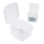 Miniaturowy Organizer Plastikowy - 25x24x22mm - Pojemniczek Na Drobiazgi