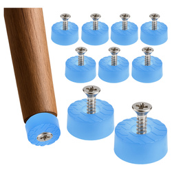 Podkładki ochronne na nogi meblowe - redukcja hałasu i ochrona podłogi 10szt