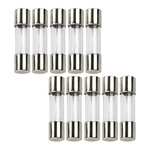 Bezpiecznik Szklany Rurkowy 5A 10szt Topikowy Ochrona Elektryczna Zapasowy