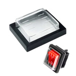 Wodoszczelna Osłona Silikonowa do Przełącznika KCD4 KCD7 - Ochrona Przycisku przed Wilgocią i Kurzem