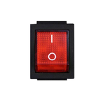 Przełącznik Kołyskowy KCD7 Czerwony ON/OFF 230V 6 Pin do Zalutowania Przewodów