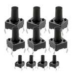 Mikroswitch TACT 6x6x8mm - 10 szt - Elementy Elektroniczne do Układów Cyfrowych