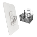 Wieszak Samoprzylepny Haczyk 6x6cm Wodoodporny Uchwyt Ścienny