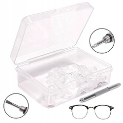 Zestaw Zapasowych Nosków Do Okularów 10 Par Silikonowe Noski  Z Wypustkami