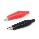 Krokodylki 35mm Żabki W Izolacji Para Czarny I Czerwony