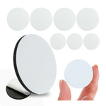 10x Mikroguma Dwustronna z Klejem 2mm fi-25mm Czarna Piankowa Samoprzylepna