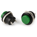 Przycisk Monostabilny Reset 16mm Zielony 250V-3A