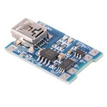 Zasilacz Buforowy i Ładowarka Mini USB do Akumulatorów Li-Ion/Li-pol TP4056 1A - Funkcja Zasilania Buforowego