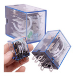 Przekaźnik Mocy Stycznikowy 12VDC 10A 8 Pinów Do Automatyki Elektrycznej