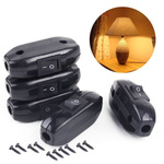 Przełącznik Przelotowy ON/OFF do Samodzielnego Montażu - Czarny Wyłącznik Lampowy