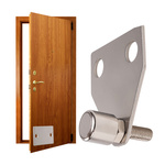 Magnetyczny Odbojnik Do Drzwi Prosty Z Płytką Stoper Ogranicznik Metalowy