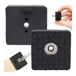 Podkładka Antypoślizgowa do Krzesła Czarne 30x30x10mm - Ochrona Powierzchni Podłogowych