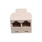 Rozdzielacz Sieciowy Rj45 na 2 Gniazda RJ-45