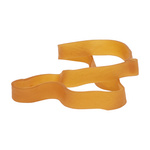 Guma Modelarska Z Silikonem - Elastyczna Płaska Płytka 200mm x 10mm - Brązowa