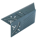 Kątownik Japoński Stolarski 3D - Narożny Przymiar Kątowy z Linijką i Ogranicznikiem 45º/90º - Wielofunkcyjny Pomiar Kątów i Średnicy Wiertła