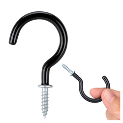 Wieszak sufitowy do zawieszania roślin i lamp - solidny i wszechstronny haczyk oczkowy 7cm