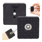 Podkładka Antypoślizgowa do Krzesła Czarne 30x30x10mm - Ochrona Powierzchni Podłogowych