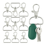 10x Karabińczyk 40mm do Kluczy Breloków Smyczy EDC i Zastosowań Survivalowych