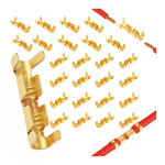 Łącznik Nieizolowany Do Przewodów - Na Kabel 0.5-1.5mm2 - Zaciskowe Złącze 40szt