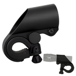 Uchwyt do Mocowania Lampki Rowerowej na Kierownicy - Regulacja Góra-Dół