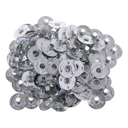 Blaszki do knota świecy - zestaw 100 sztuk, średnica 12 mm