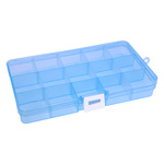 Pojemnik na drobiazgi z 15 przegródkami - Niebieski Organizer 175x100x22mm