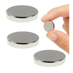 4x Magnes Neodymowy N38 10x2mm Walcowy Kompaktowy Wyjątkowo Mocny Zestaw
