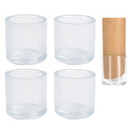 Podkładki ochronne na nogi meblowe - osłona silikonowa 16mm - 4 szt. Redukcja hałasu i ochrona podłogi.