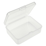 Plastikowe Pudełeczko Z Zamknięciem - 85x61x25mm - Organizer Transparentny