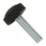 Pokrętło Radełkowane M4x20mm Gałka Śruba Bakelitowa Do Regulacji Urządzeń