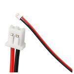 Gniazdo Micro JST z przewodem 120mm - 2 Pin Raster 1.25 - MCX - Żeński (Female) - Złącze łatwe do zainstalowania - Mini Helikopter RC, Samolot, Paski LED