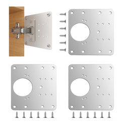 Płytka Naprawcza Zawiasu - Idealne Rozwiązanie Dla Uszkodzonych Zawiasów - 90x90mm