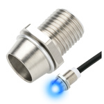 Oprawka Diod LED 3mm z Metalowym Gniazdkiem Wkręcanym M5