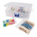 Zestaw komponentów elektronicznych z 1400 elementami - idealny do realizacji projektów hobbystycznych i profesjonalnych