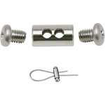 Mocowanie Linki Stalowej Typ F 7x14mm – Solidny Zacisk do Oświetlenia