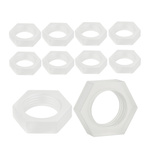 Nakrętka Nylonowa M3 - 10 Szt - Do Śrub Nylonowych - Idealna do Zastosowań Wewnętrznych