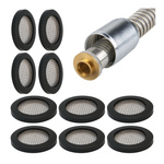 Uszczelka Gumowa z Filtrem Płaskim 19mm 1/2 Cala Ochrona Kranu i Węża Sanitarnego 10szt